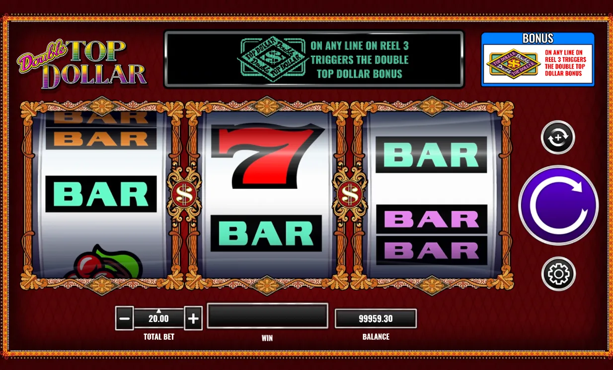 Double Top Dollar demo